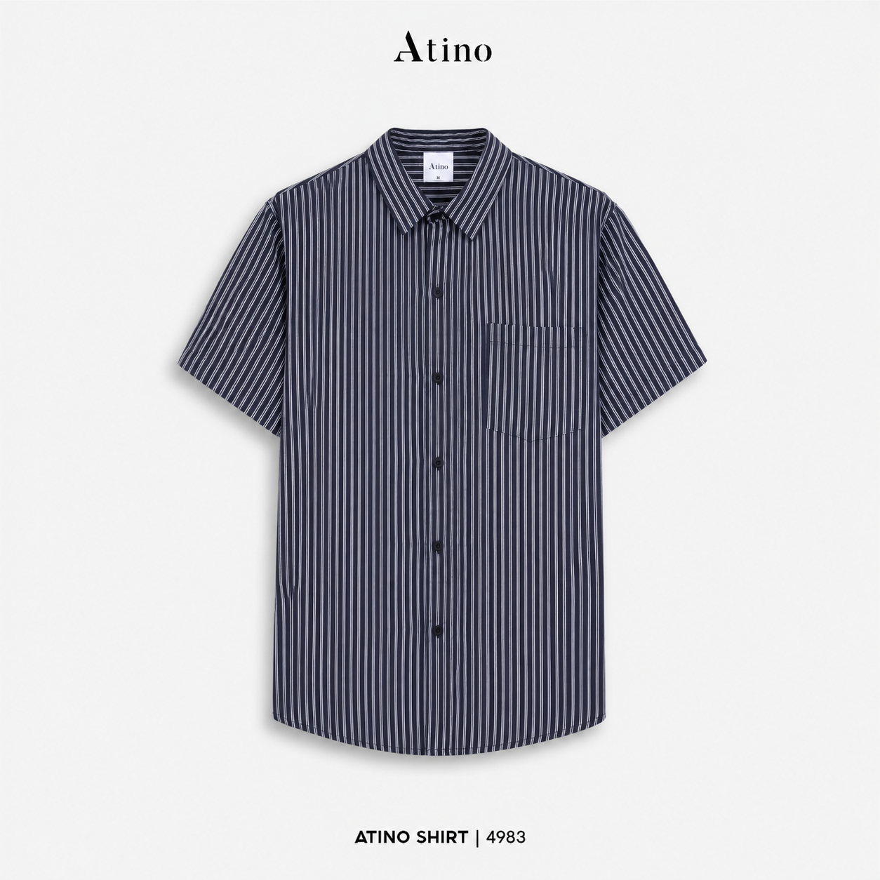 Áo Sơ Mi Cộc Regular L.3.4983 - Than - M
