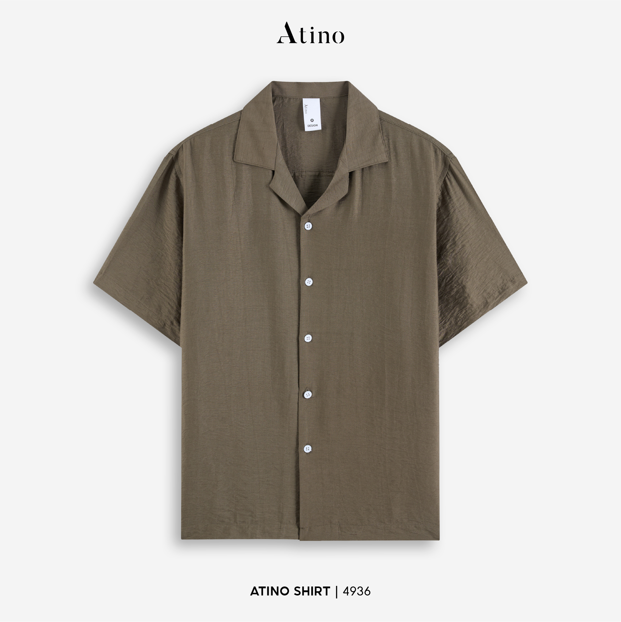 Áo Sơ Mi Cộc Regular L.4.4936 - Nâu - M