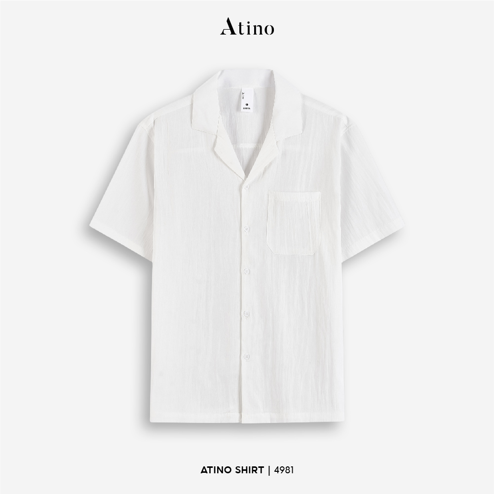 Áo Sơ Mi Cộc Regular L.4.4981 - Trắng - M
