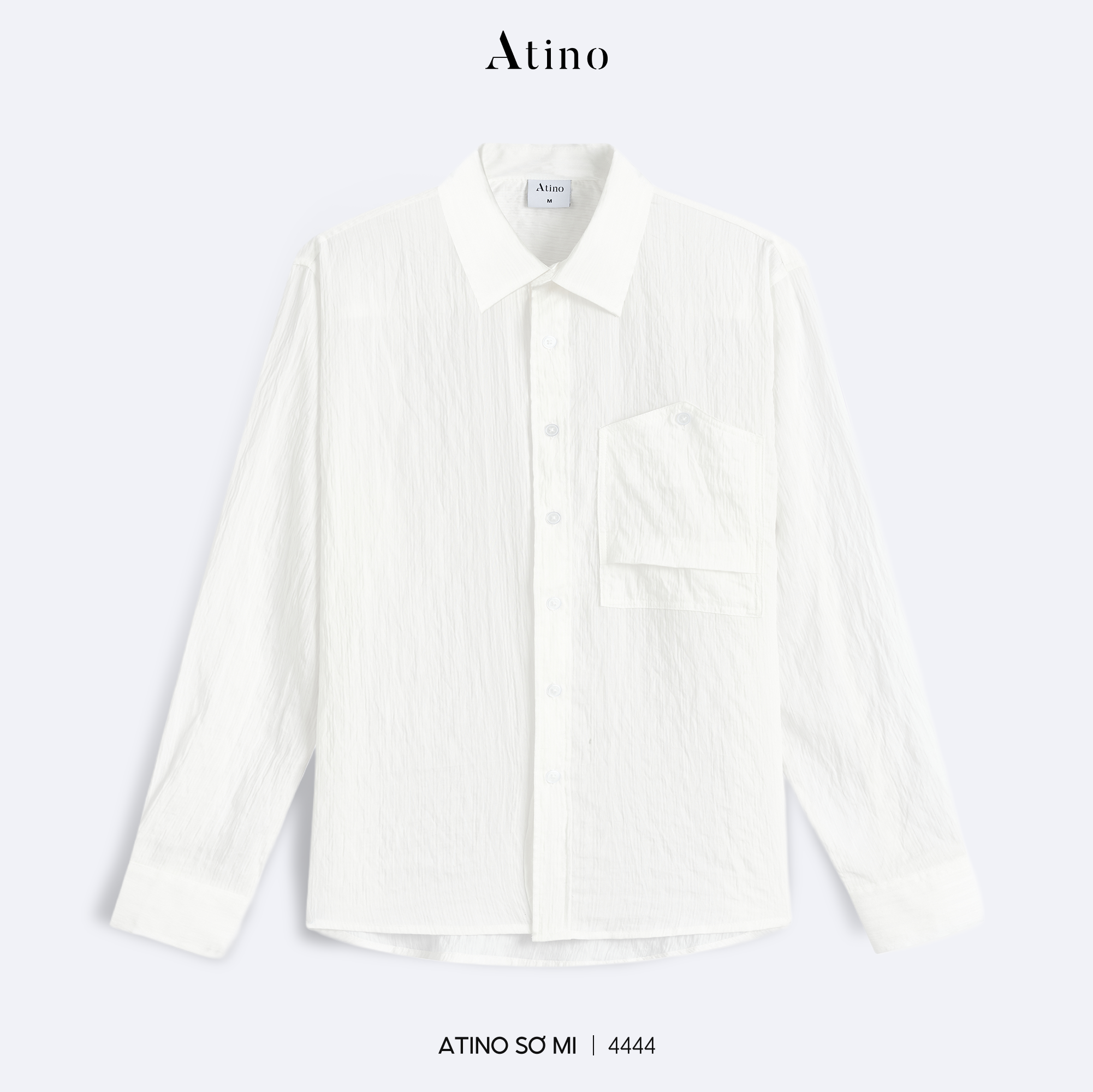 Áo Sơ Mi Dài Regular L.3.4444 - Trắng - M