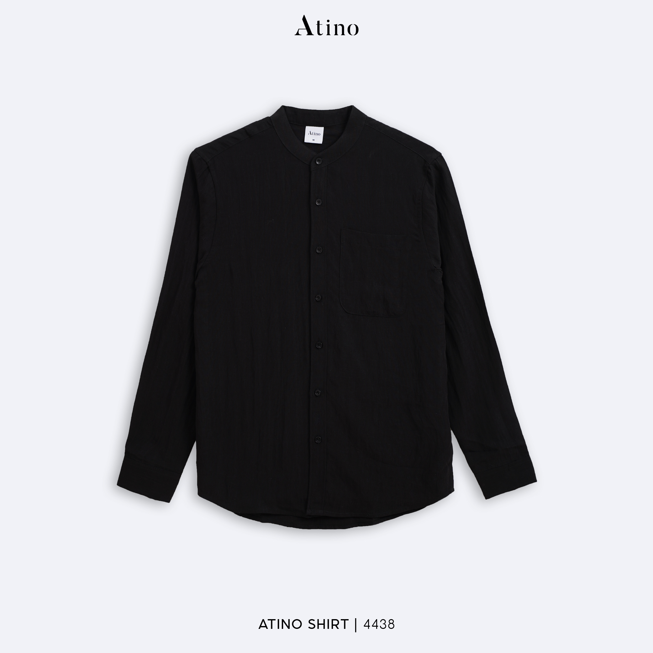 Áo Sơ Mi Dài Regular L.4.4438 - Đen - M