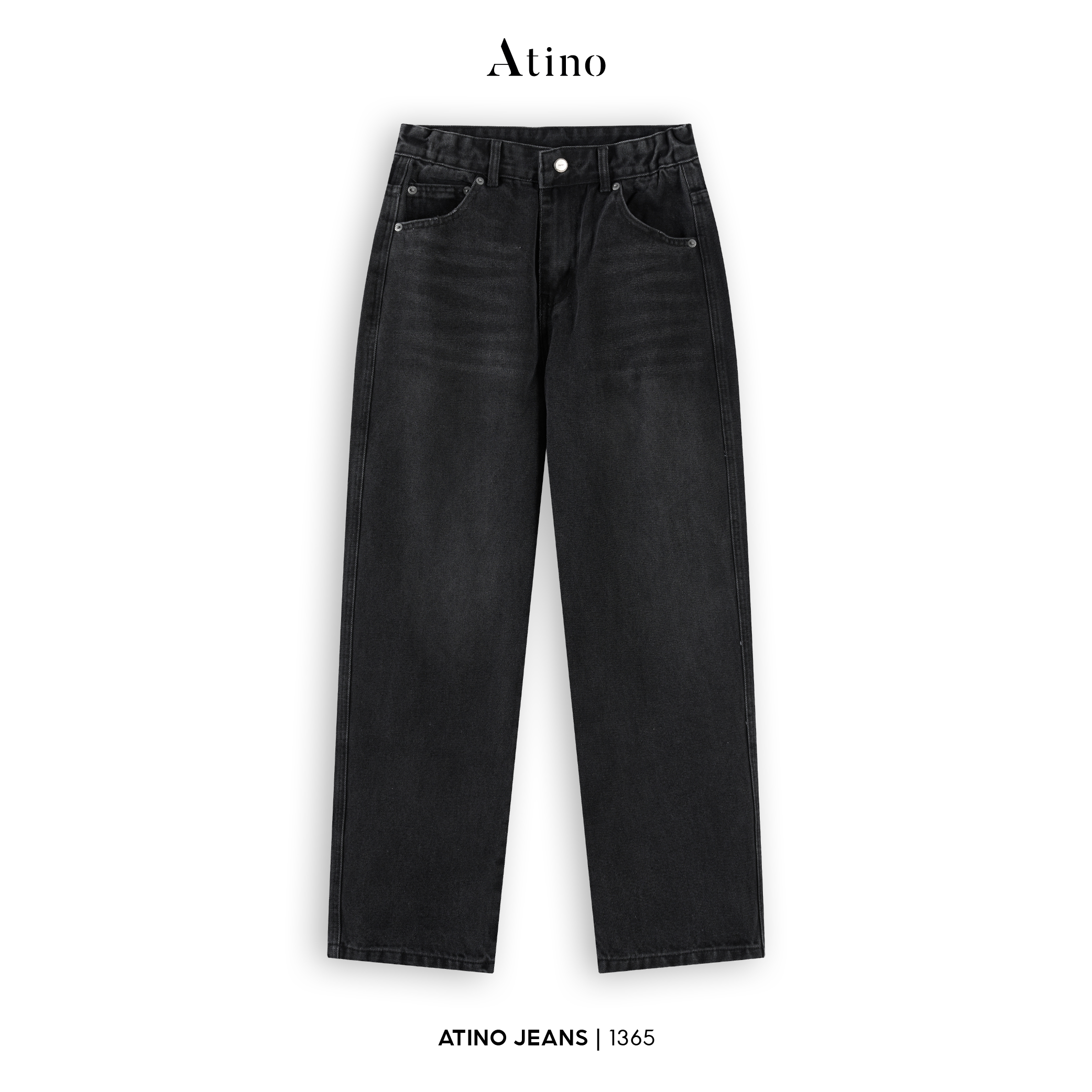 Quần Jeans Straight 30.1.1365 - Đen - 28