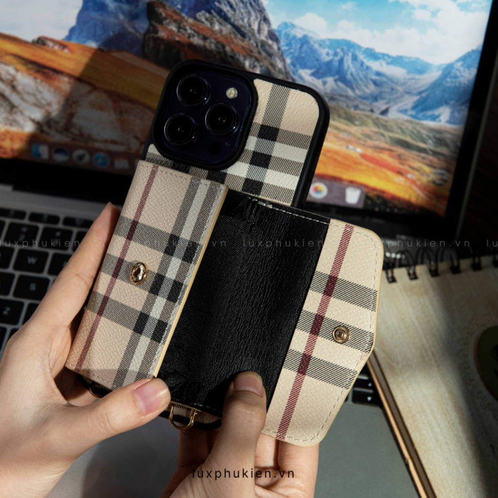 Burberry iphone outlet case zip