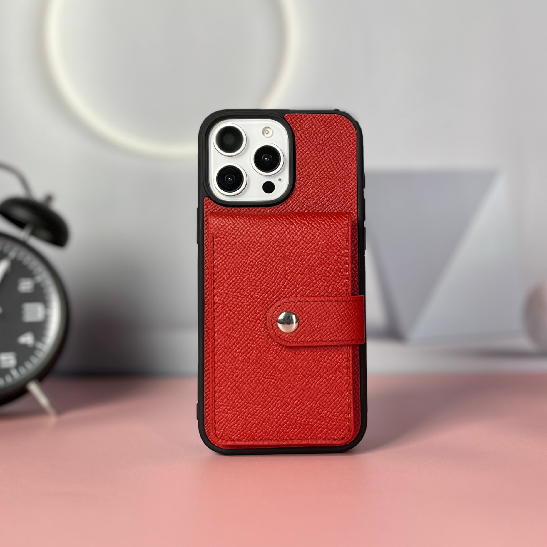 Ốp da thủ công viền đen Rivet - Epsom