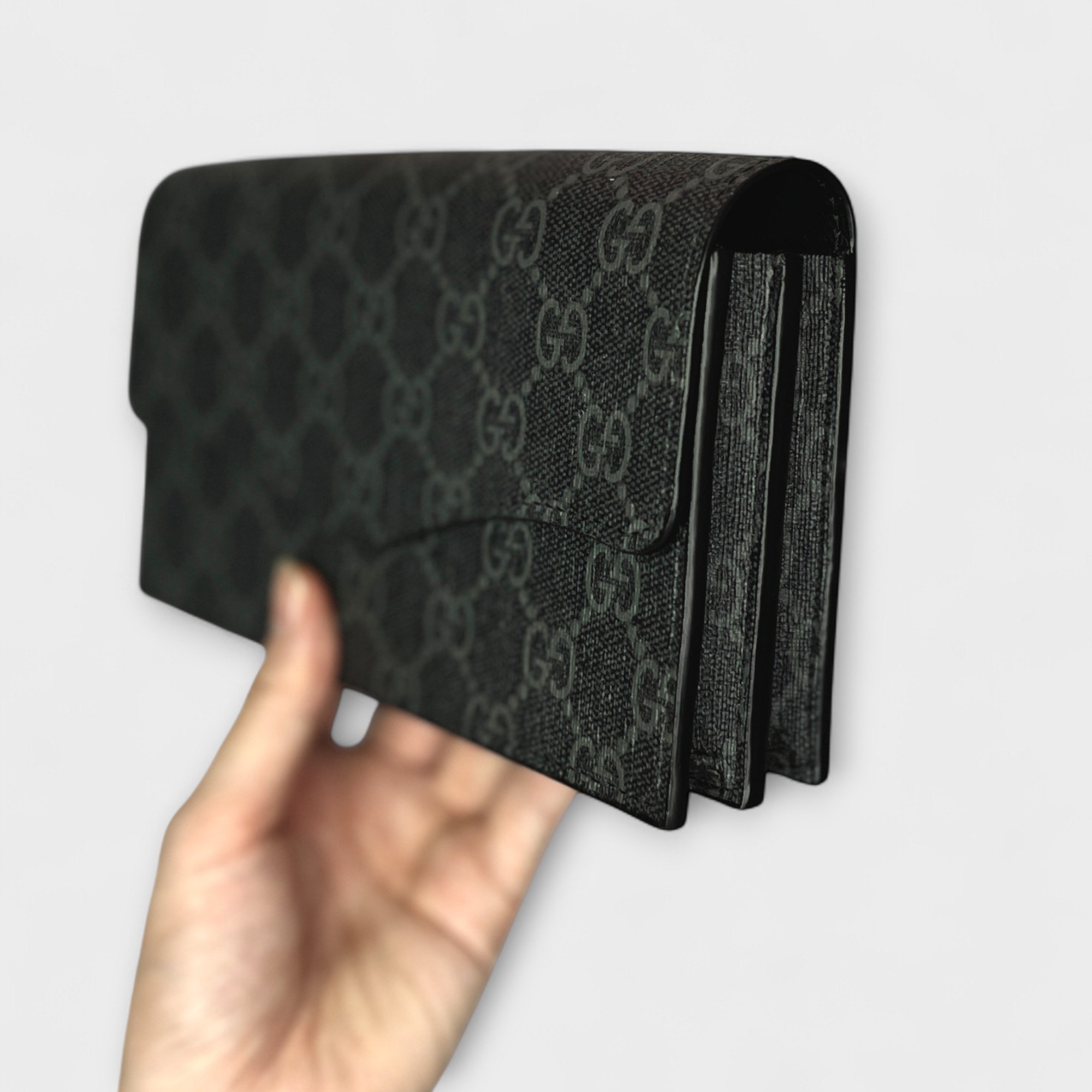 Bao da đựng điện thoại 2 ngăn da GUCCI