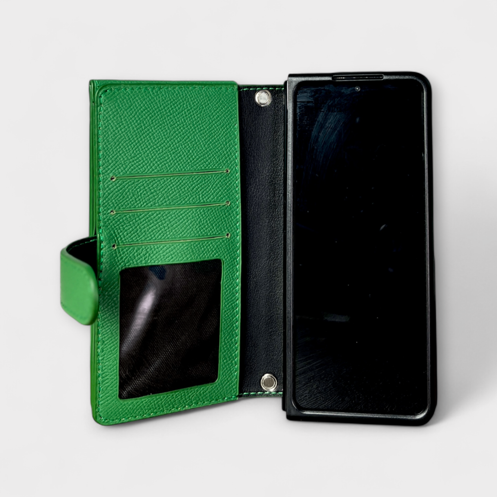 Ốp bao da thủ công Smart Wallet Cao Cấp da Epsom dành cho Sam Sung