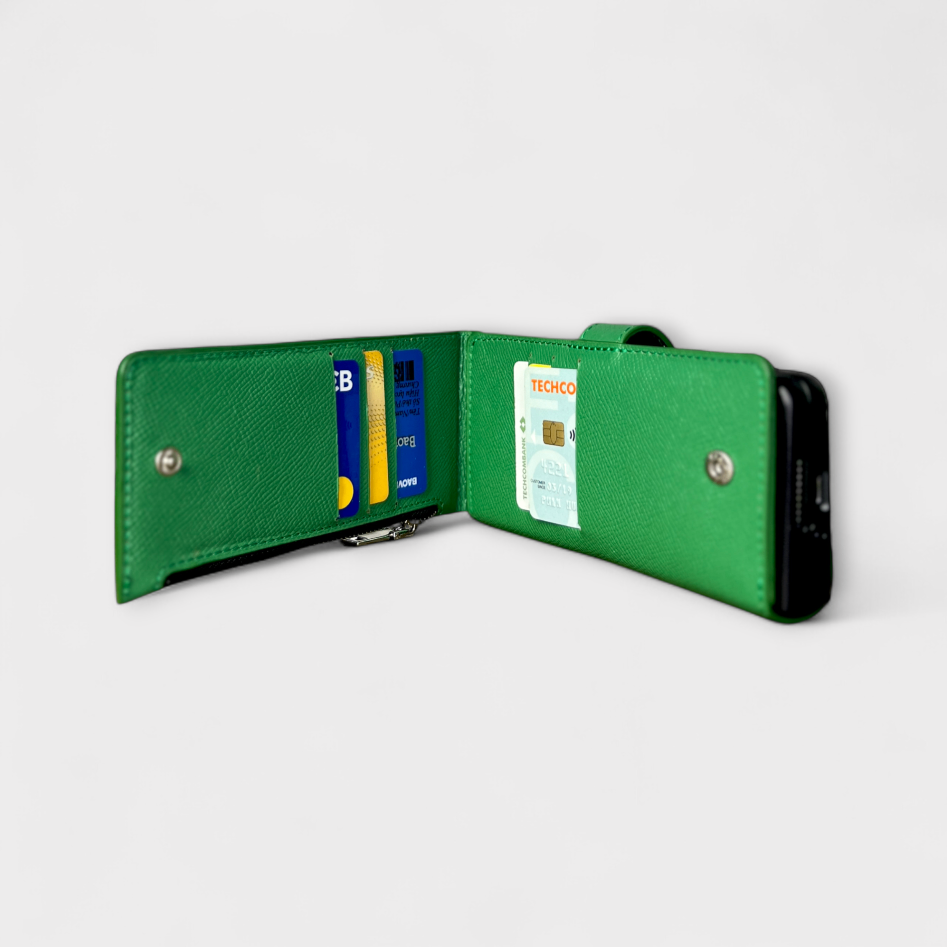 Ốp bao da thủ công Smart Wallet Cao Cấp da Epsom dành cho Sam Sung