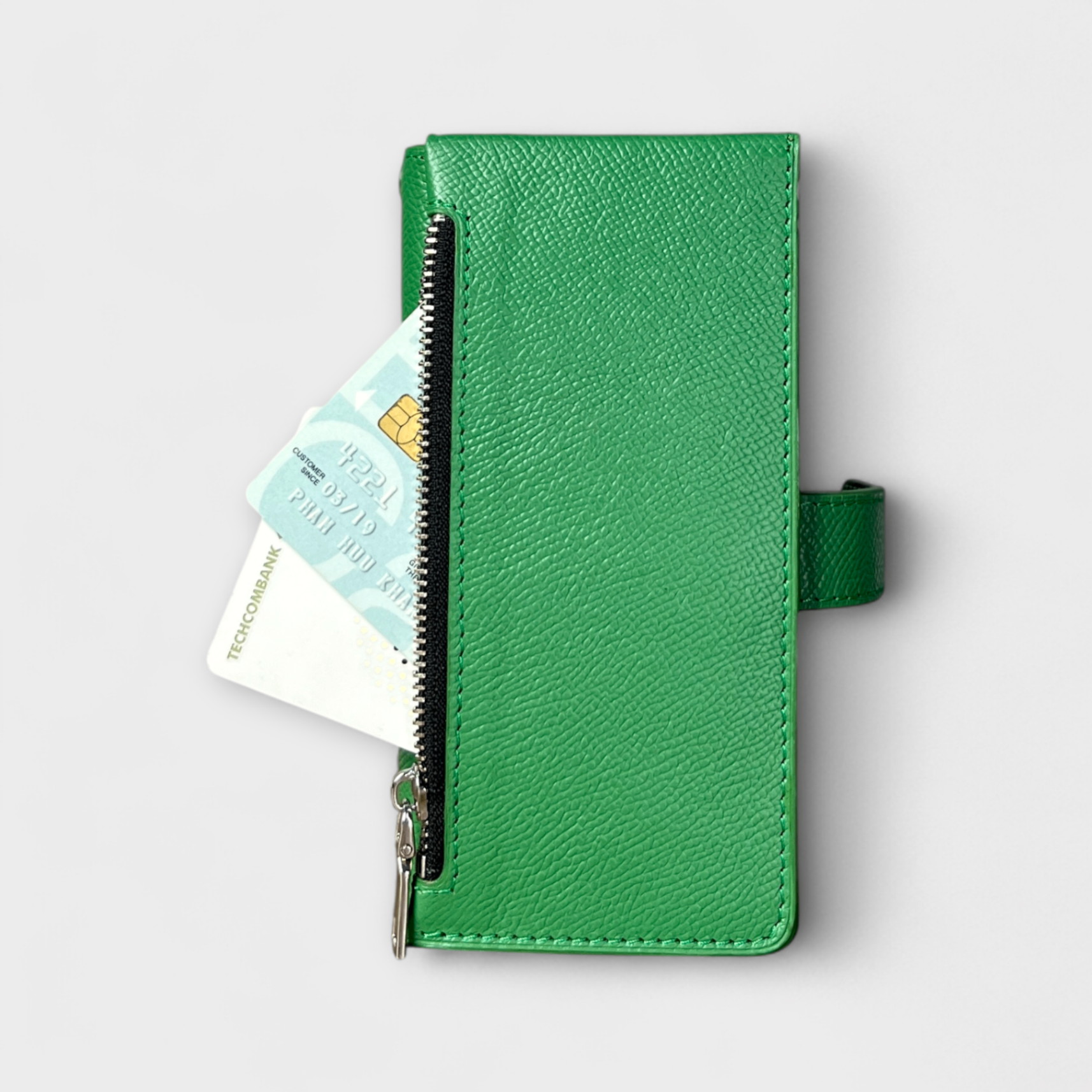 Ốp bao da thủ công Smart Wallet Cao Cấp da Epsom dành cho Sam Sung