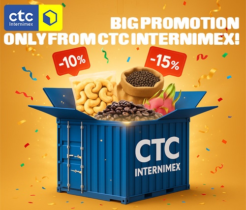 Big promotion from CTC internimex JSC for you