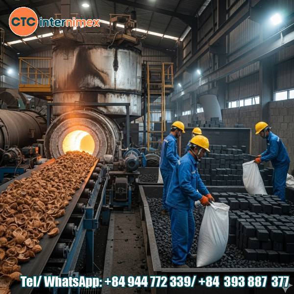 Coconut Charcoal Factory: Production Process, Manufacturing Line And Modern Technology