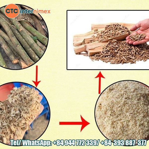 Wood Pellet Production in Vietnam : High Quality, International Standards