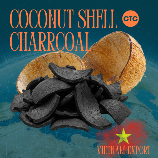 Premium Vietnam Coconut Shell Charcoal