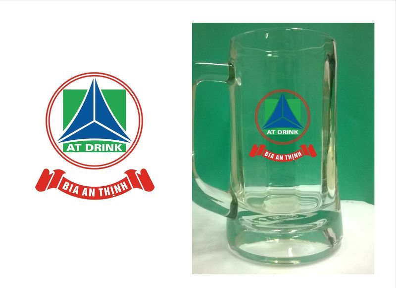 Cốc in logo Bia An Thịnh