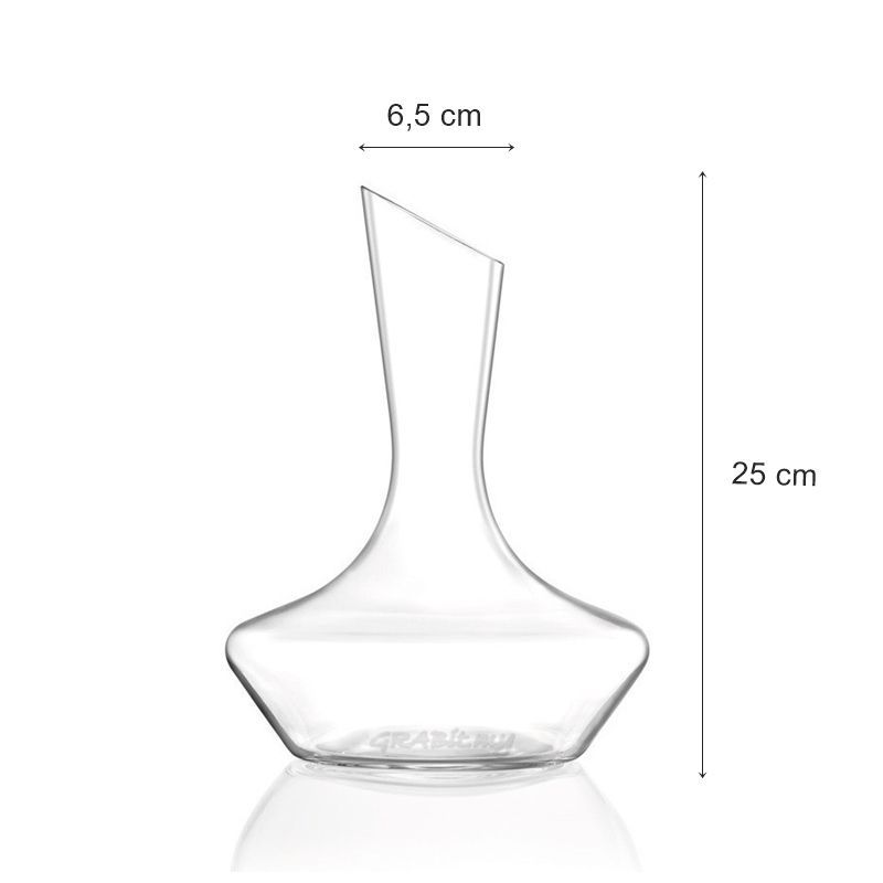 SET 2 Ly Hongkong Bordeaux và Bình chia rượu (Decanter) - 770ml