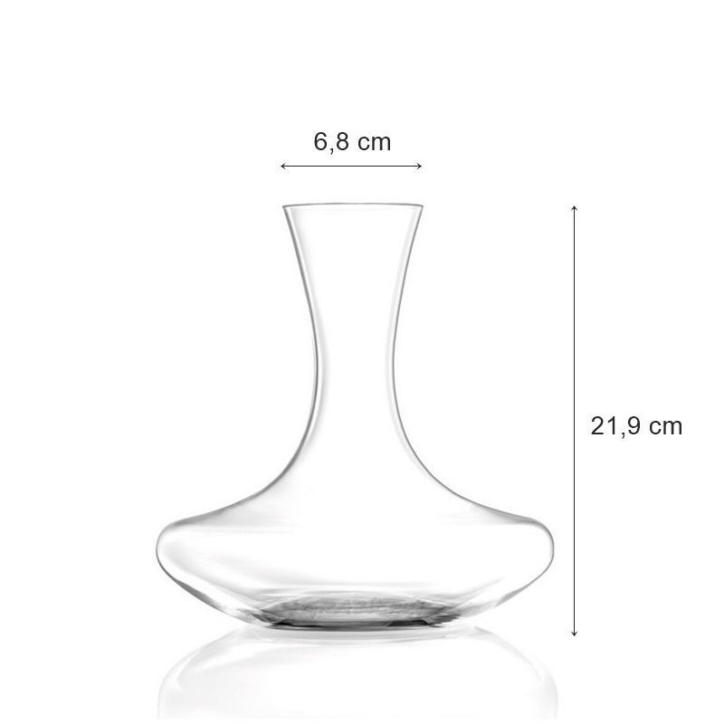 SET 2 Ly Shanghai Bordeaux và Bình chia rượu (Decanter) - 755ml