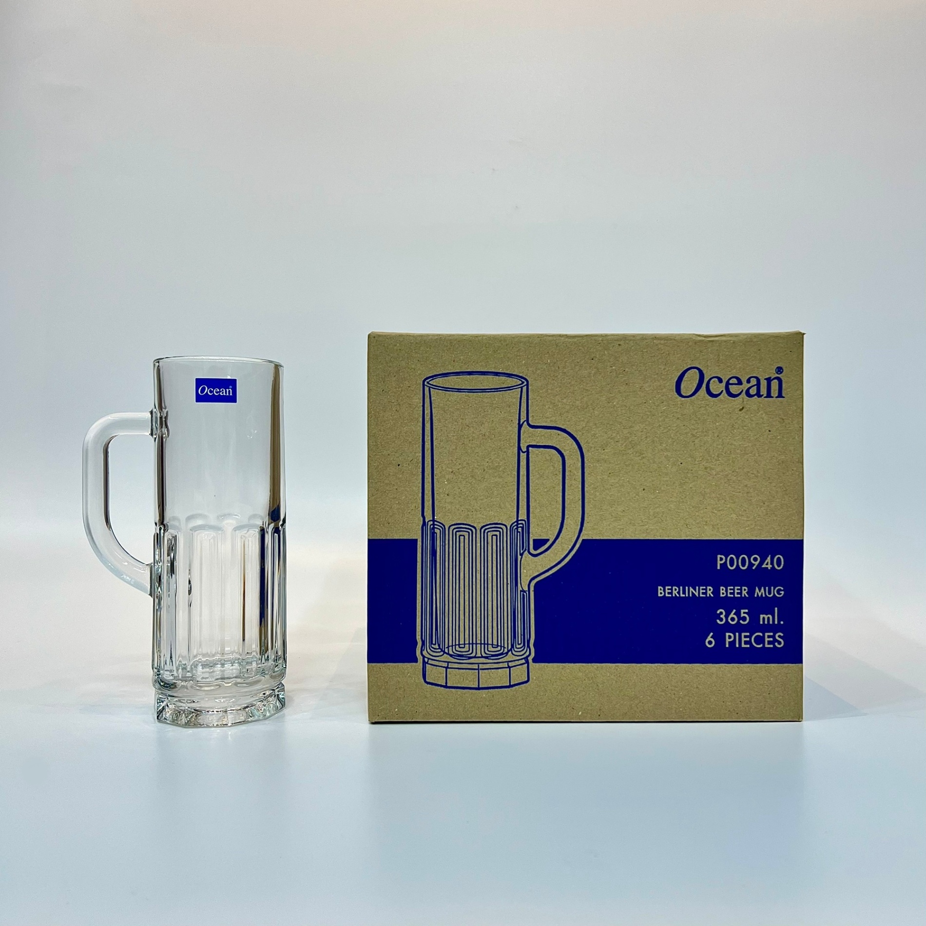 Bộ 6 Cốc Berliner Beer Mug P0940 - 370ml