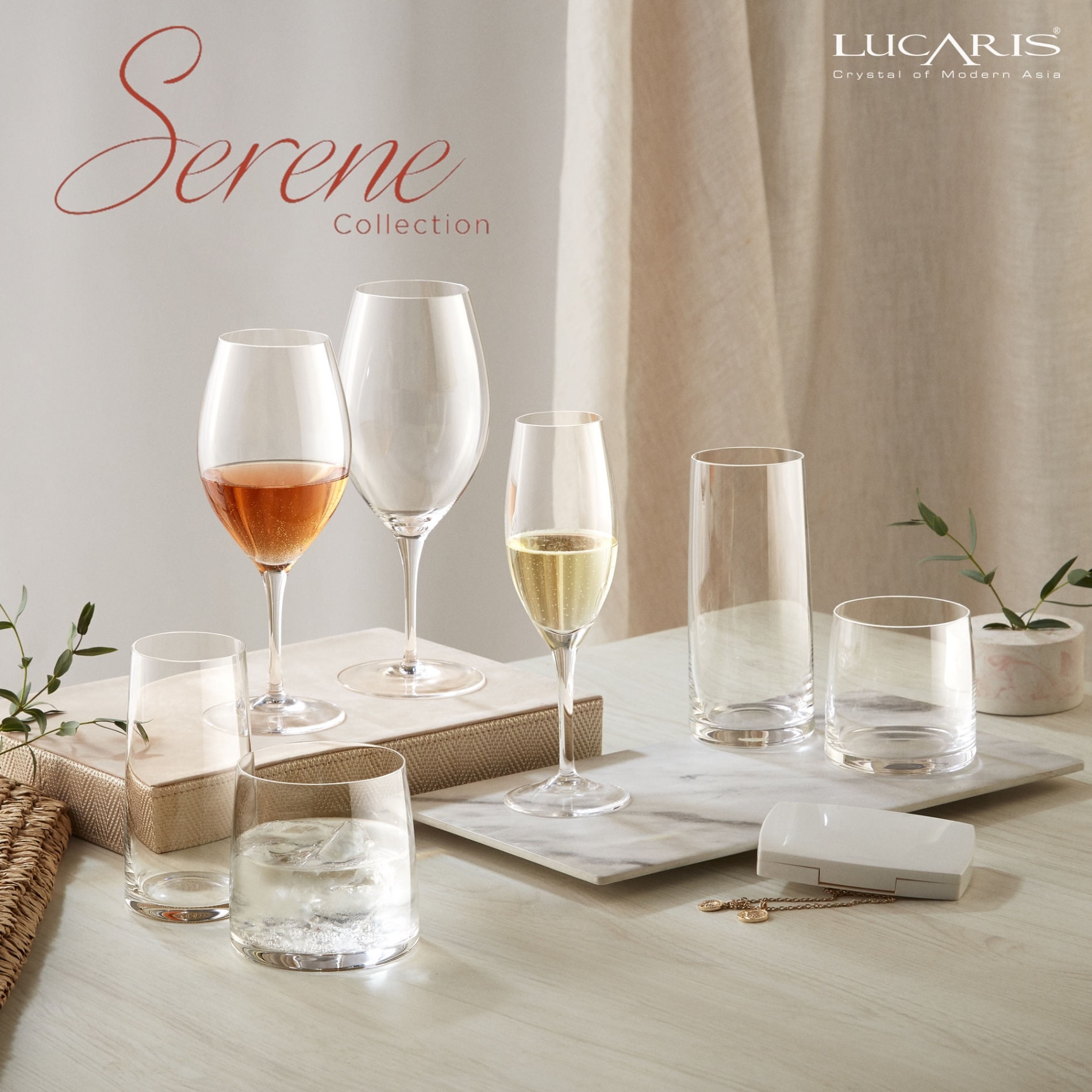 Bộ 6 Cốc Serene Long Drink T17LD15 - 430ml