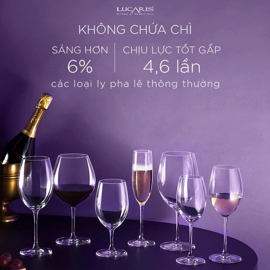 Hộp 2 Ly Pha Lê Bangkok Bordeaux 745ml