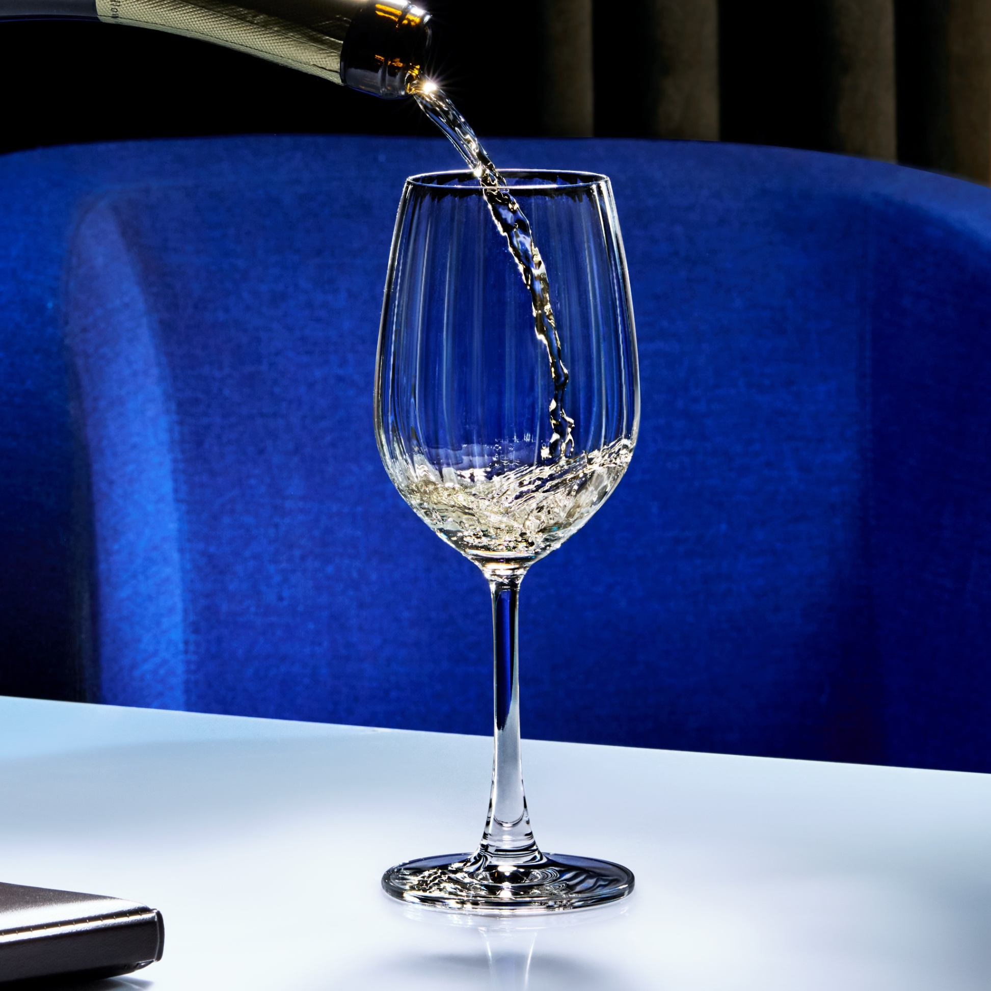 Bộ 6 ly Vang Madison Stripe White wine 35W12