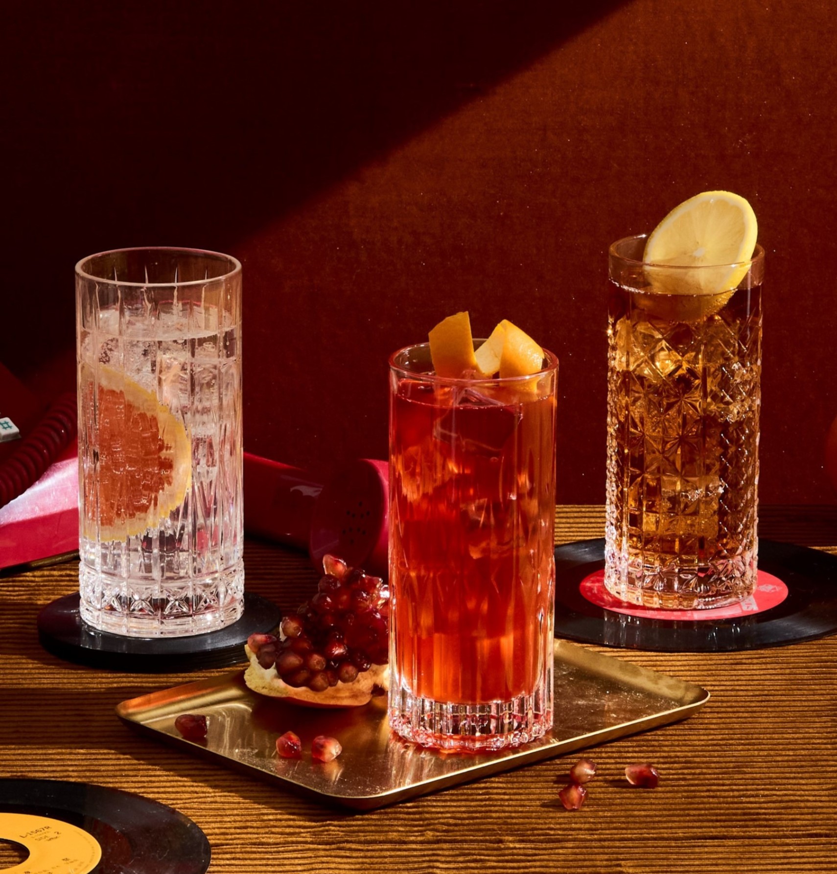 [NEW] Bộ 6 Cốc Pha Lê Opulence Ruby LP27HB12 - 350ml