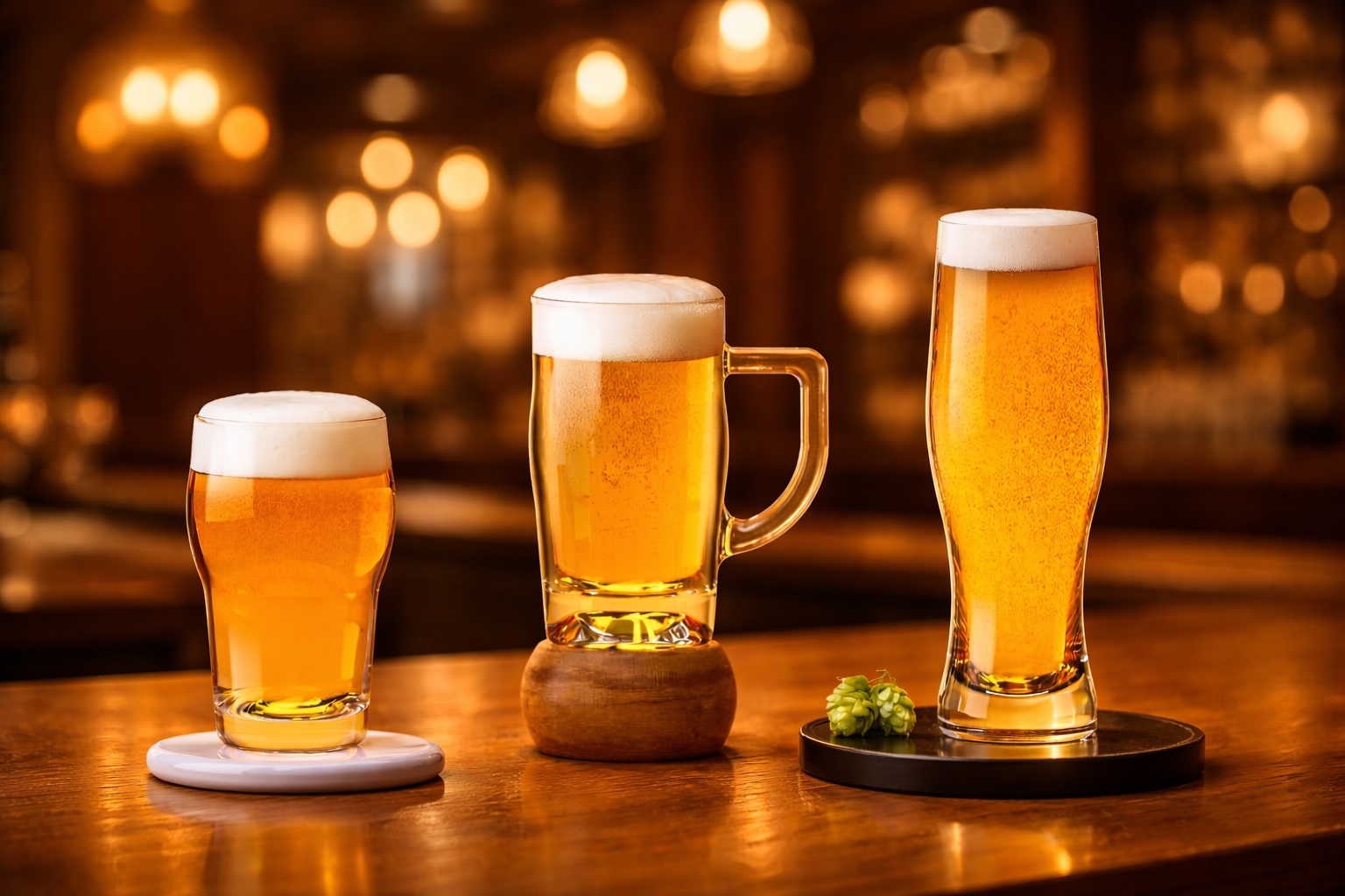 Bộ 6 cốc cao cốc uống bia Belly Pilsner 410ml P25414 - NEW