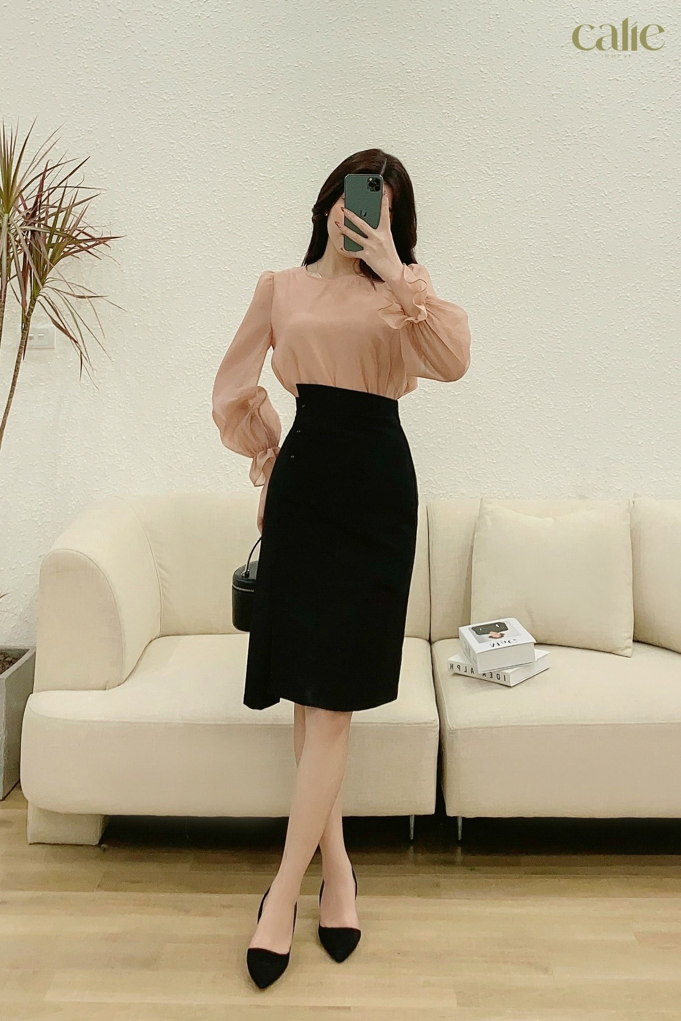 Áo tơ cổ tròn basic
