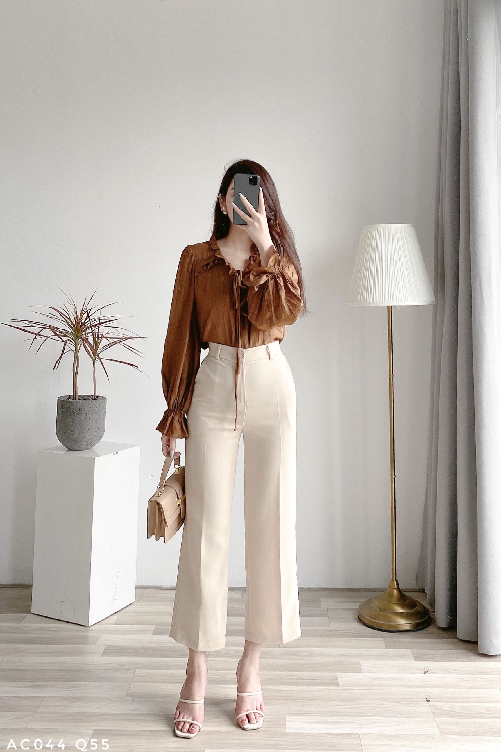 Quần culottes dáng lửng