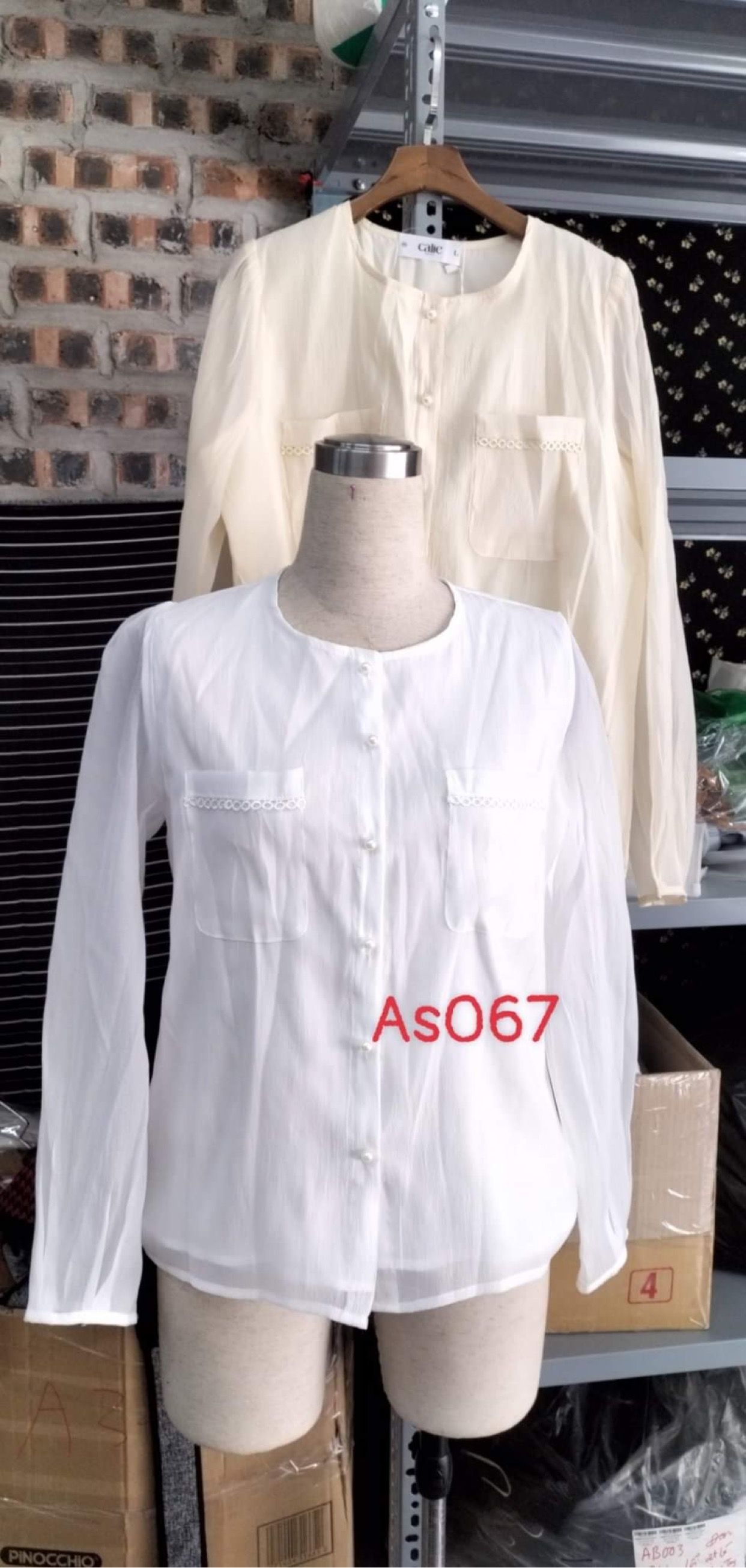 ÁO sơ mi tơ phối ren nữ tính