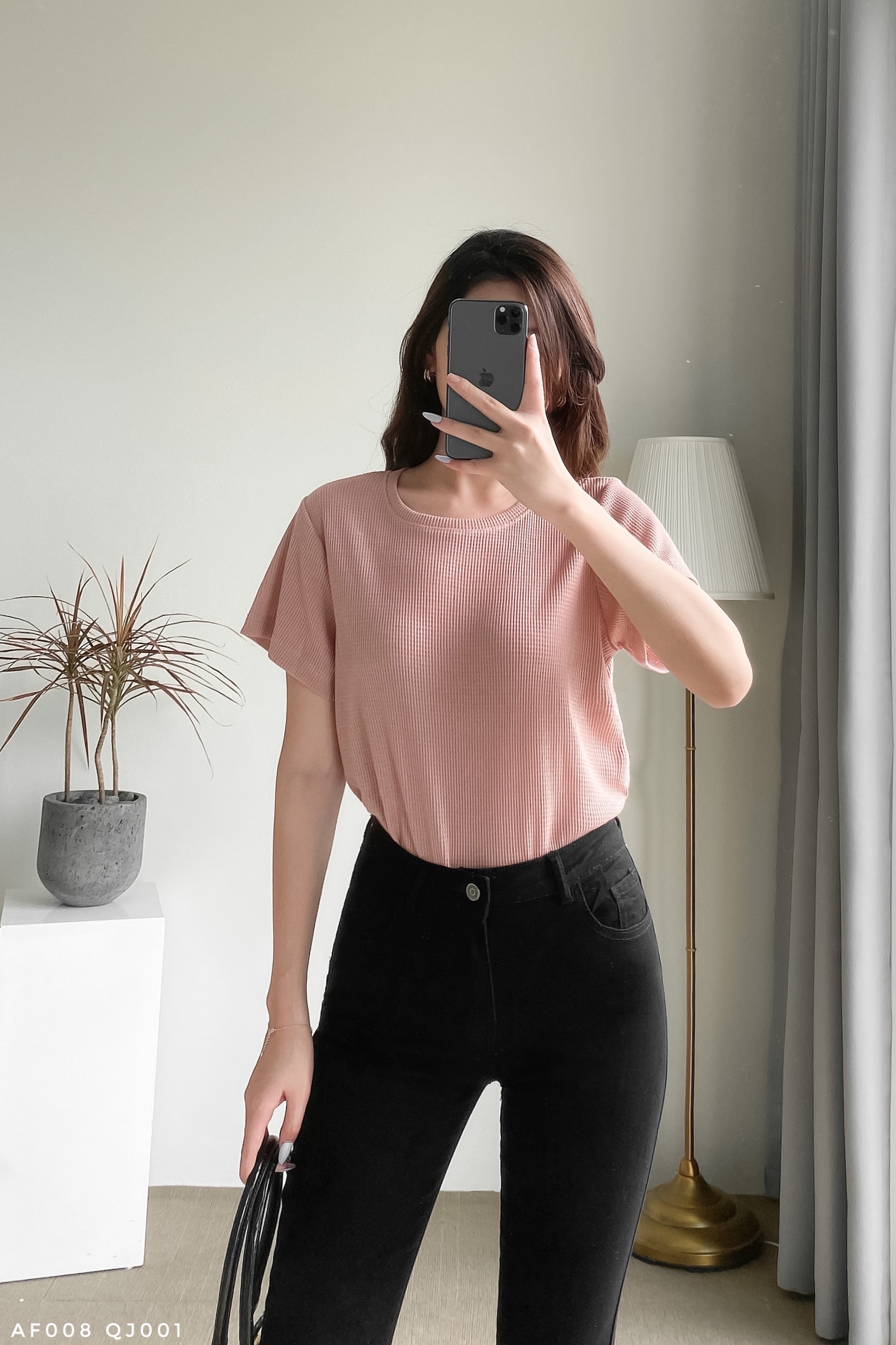 Áo phông trơn cộc tay basic
