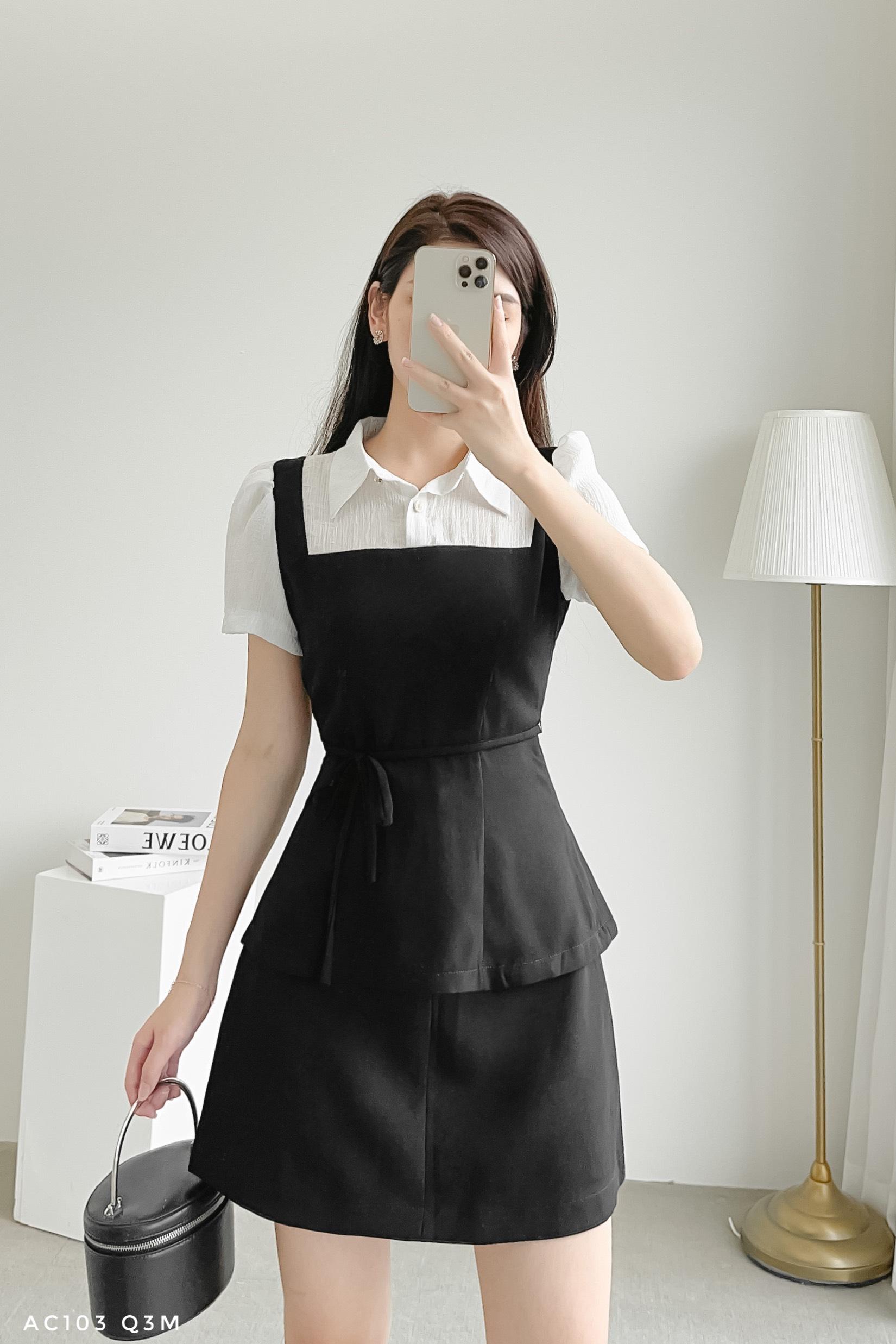 Áo cách điệu phối tay trẻ trung