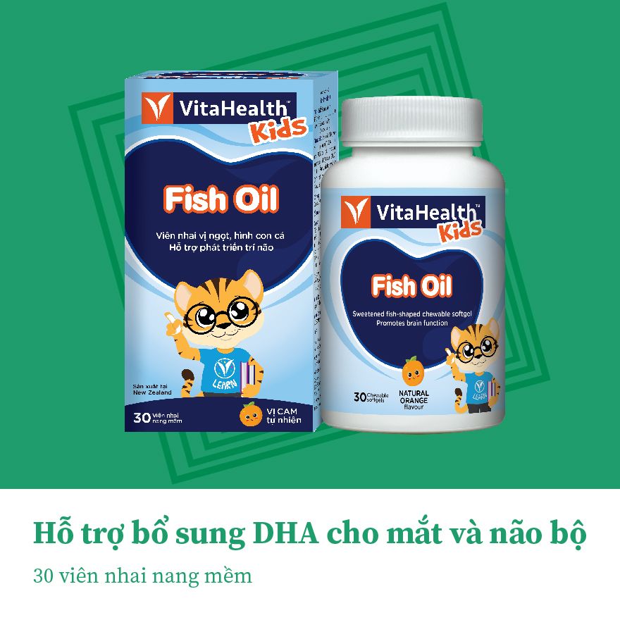 Kids Fish Oil VitaHealth (Hộp 30 viên)