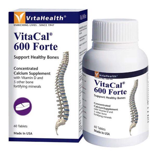 VitaCal 600 Forte VitaHealth (Hộp 60 viên)