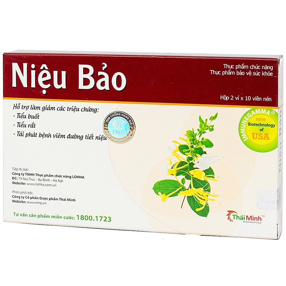 Niệu Bảo hộp 20 viên