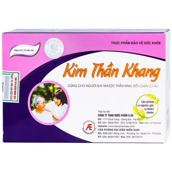 Kim Thần Khang Á Âu (Hộp 30 viên)