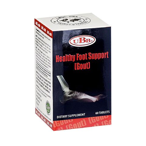 Healthy Foot support Gout UBB (Lọ 60 viên )