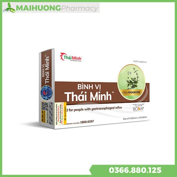 Bình Vị Thái Minh (hộp 20 viên)