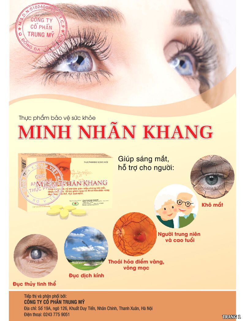 Minh Nhãn Khang (30 Viên)