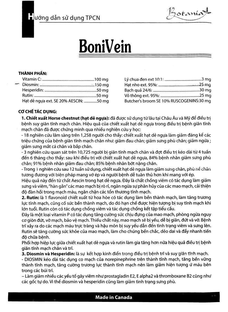 Bonivein Lọ 30 Viên