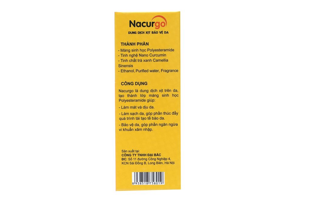 Nacurgo Xịt Chai 12ml