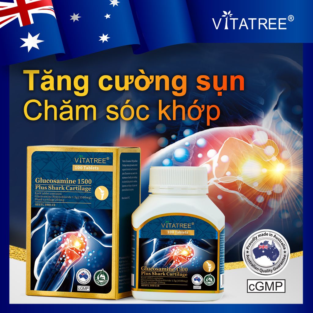 Glucosamin Vitatree 1500mg (Hộp 100 viên)