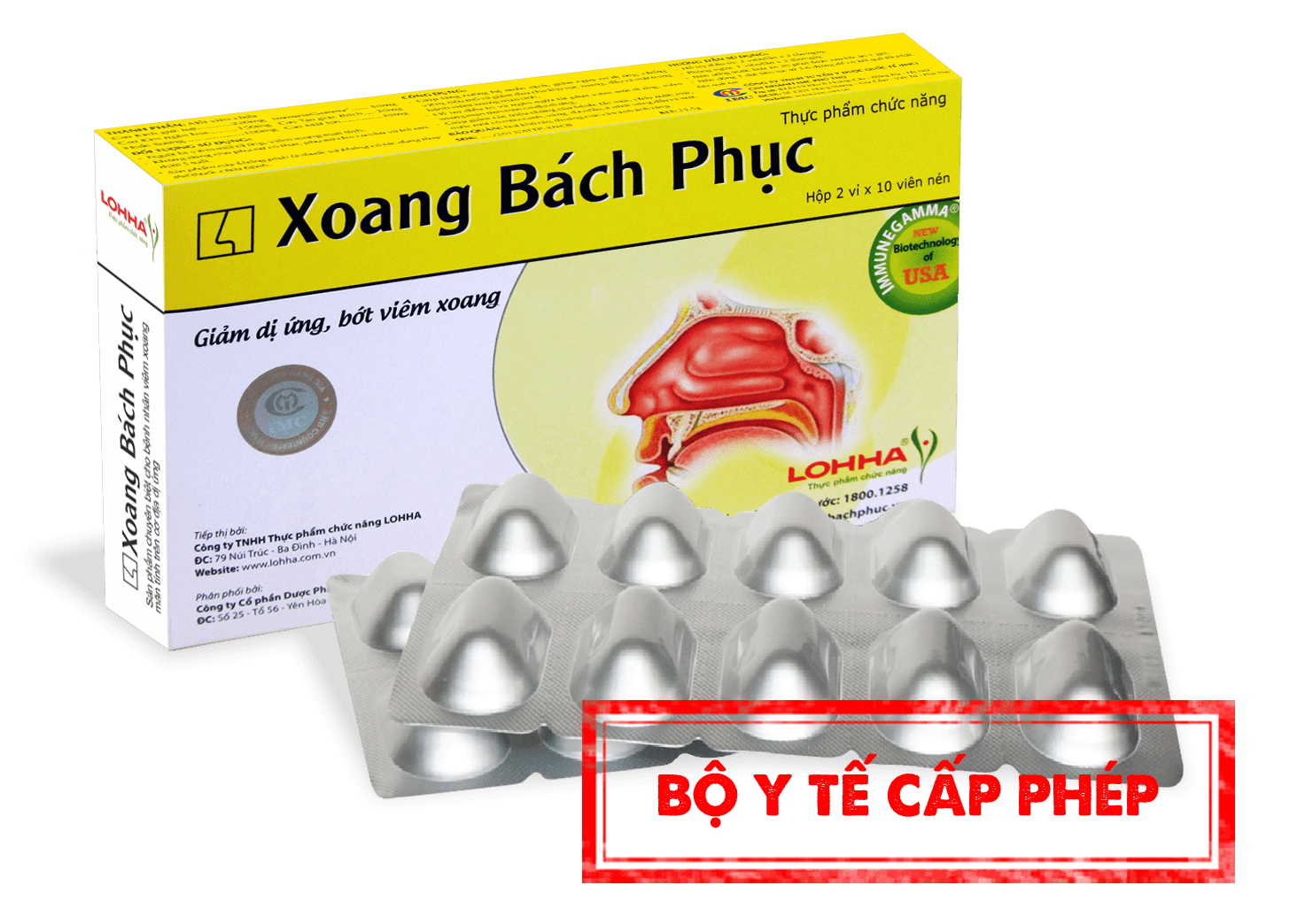 Xoang Bách Phục (Hộp 20 viên)