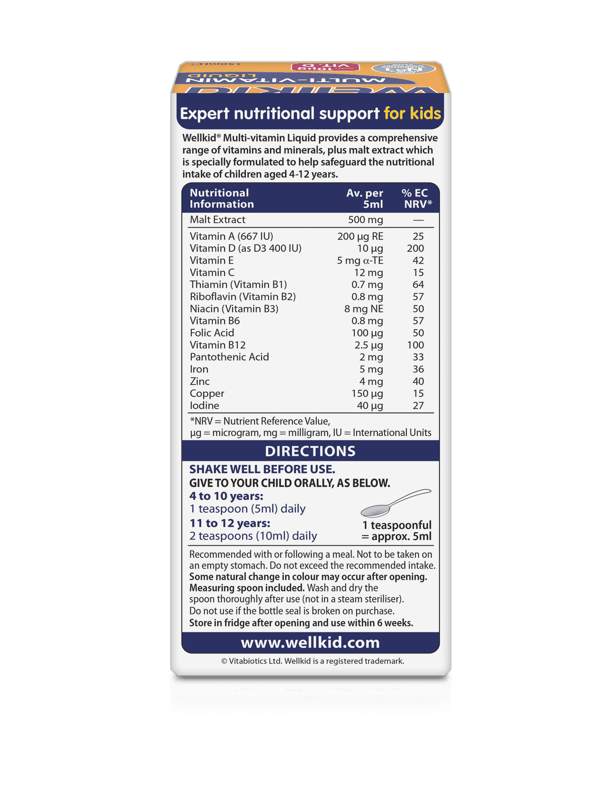 Wellkid Multivitamin Liquid