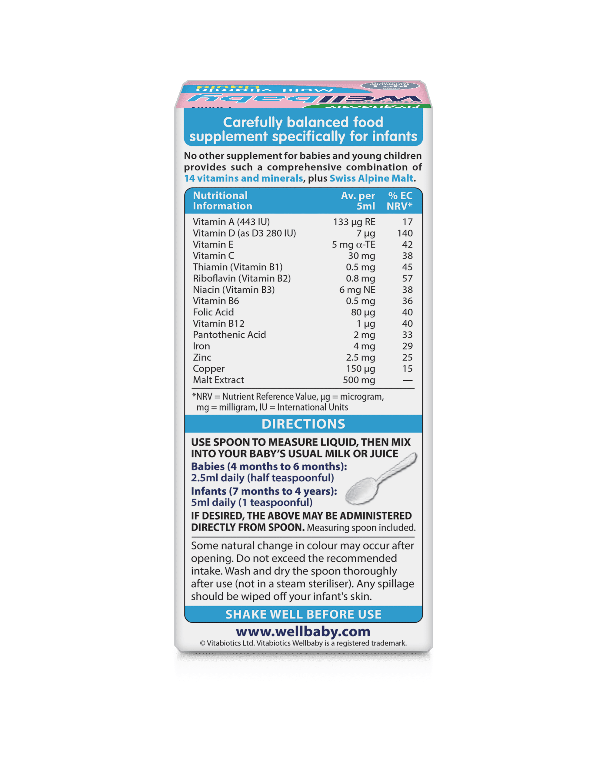 Wellbaby Multi-Vitamin Liquid