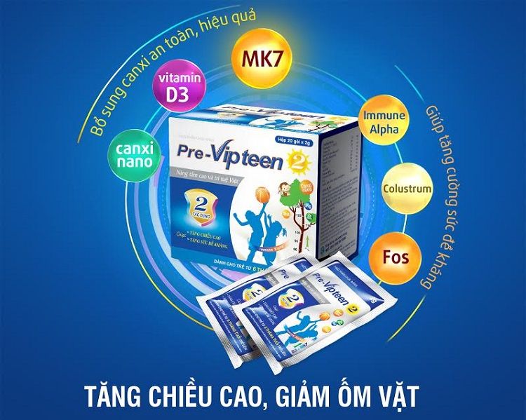 Pre-Vipteen 2 (Hộp 20 gói)