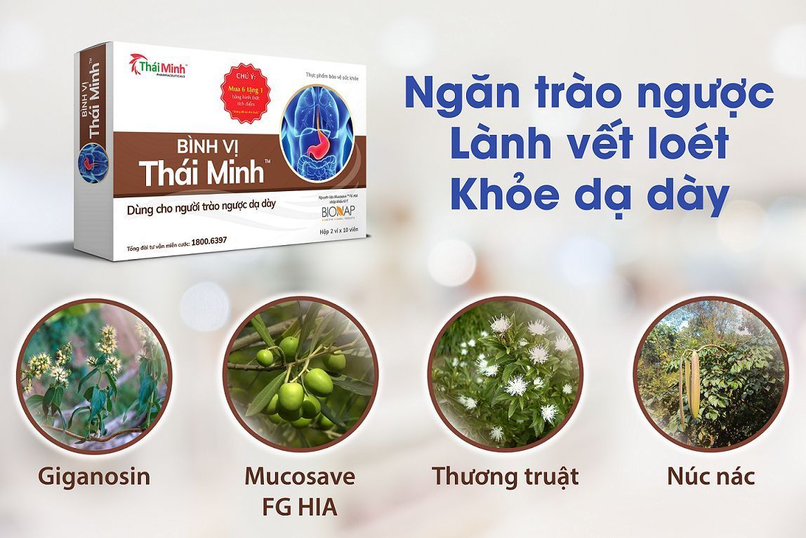 Bình Vị Thái Minh (hộp 20 viên)