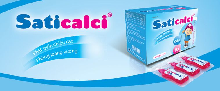 SatiCalci hộp 15 ống