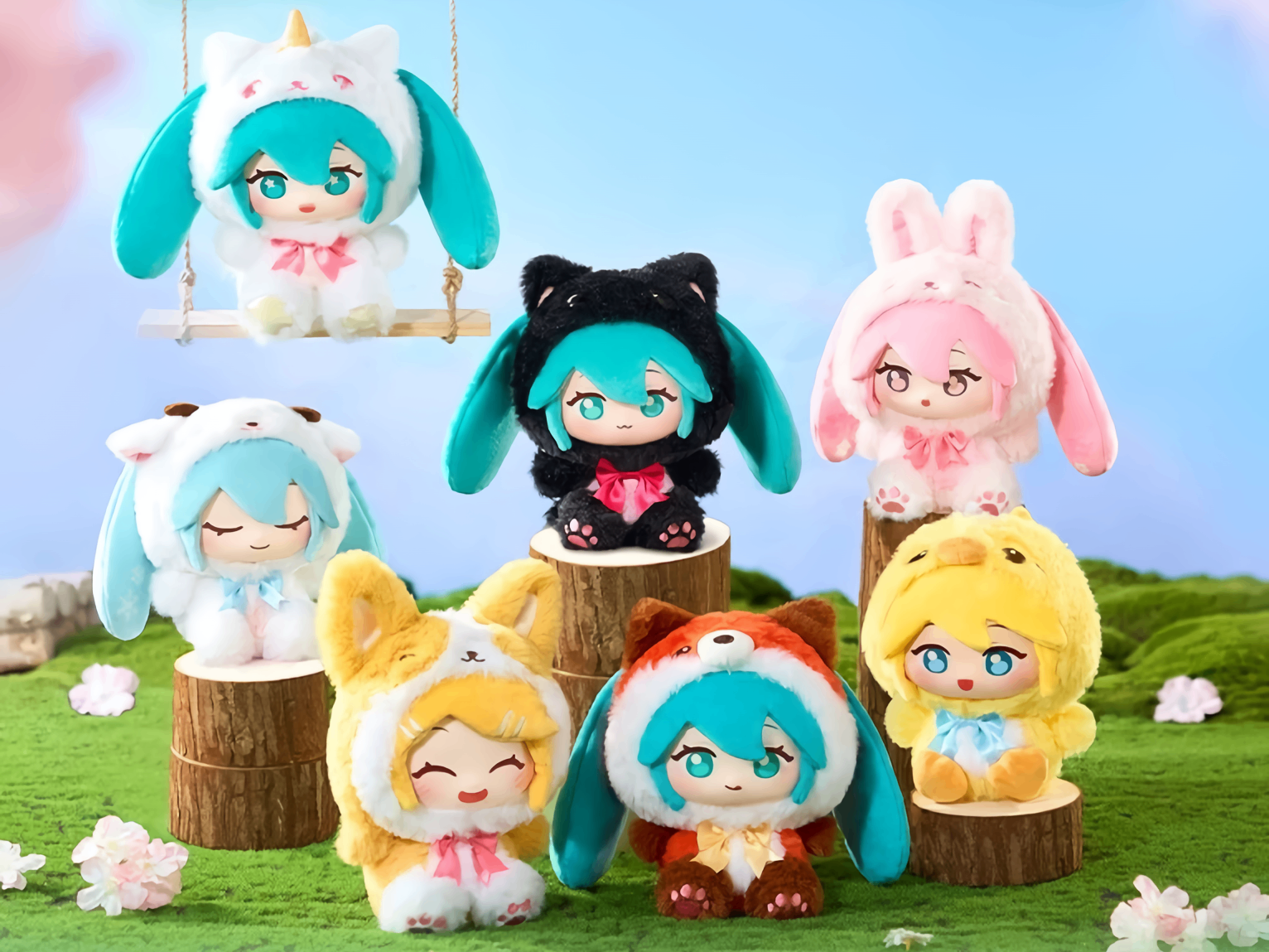 Blind Box Hatsune Miku Plush Forest Cute Series - Khu Rừng Của Sự Dễ Thương