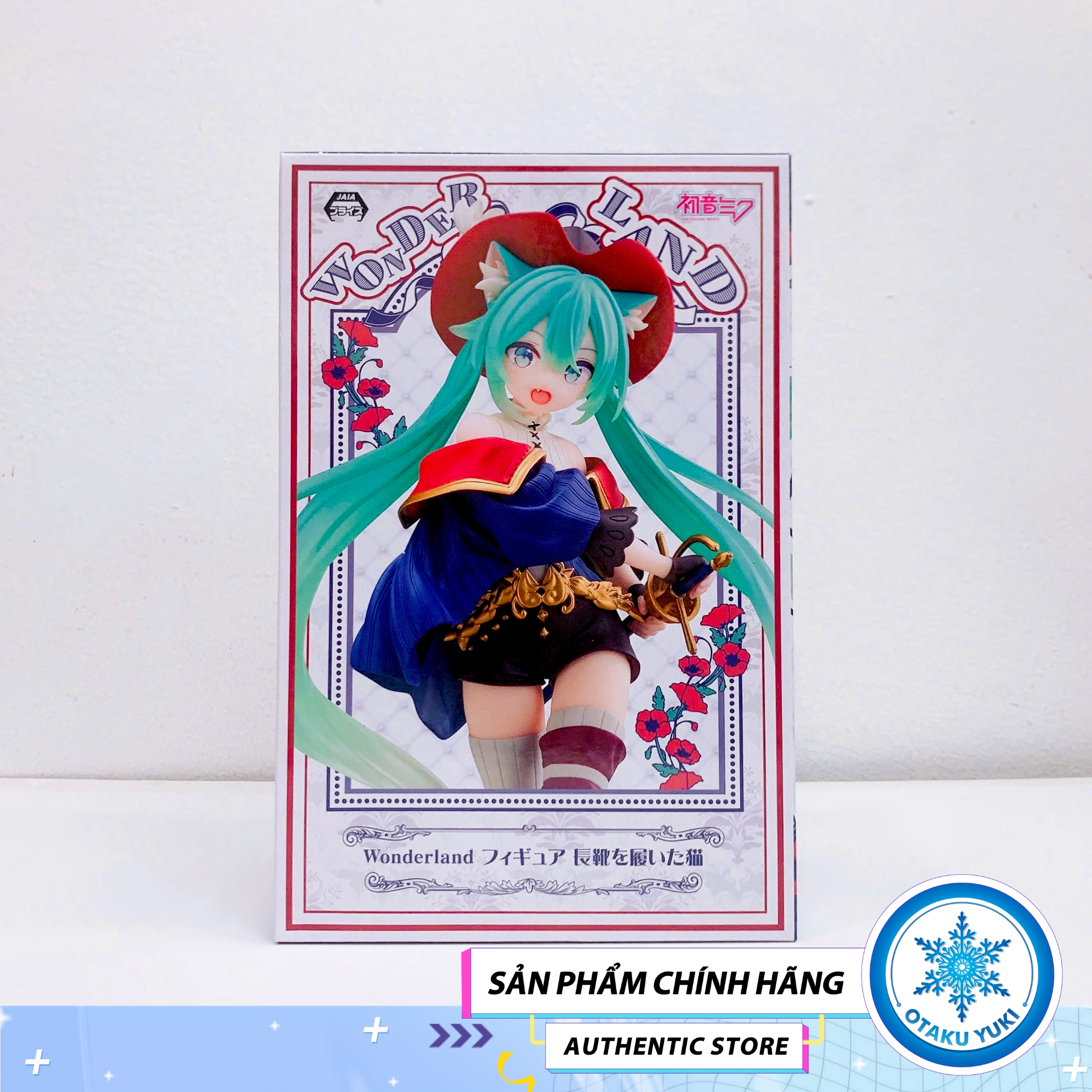 [Chính Hãng] Mô Hình Hatsune Miku Wonderland - Cat Puss in Boots​​ Figure (Taito)