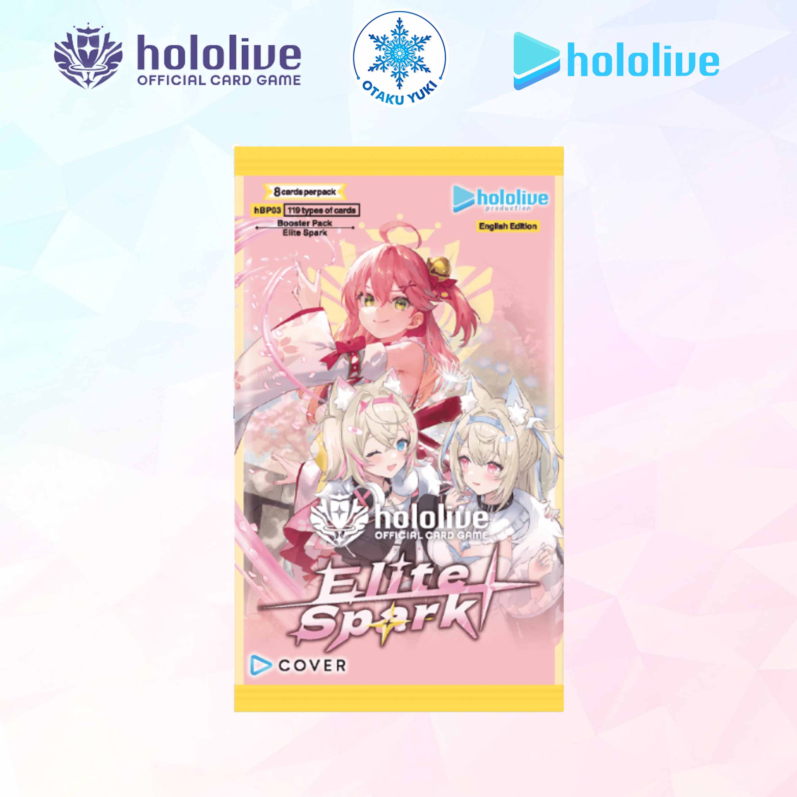[ENG] Gói Thẻ Pack Card Hololive OCG Official Card Game Vol.3 Elite Spark
