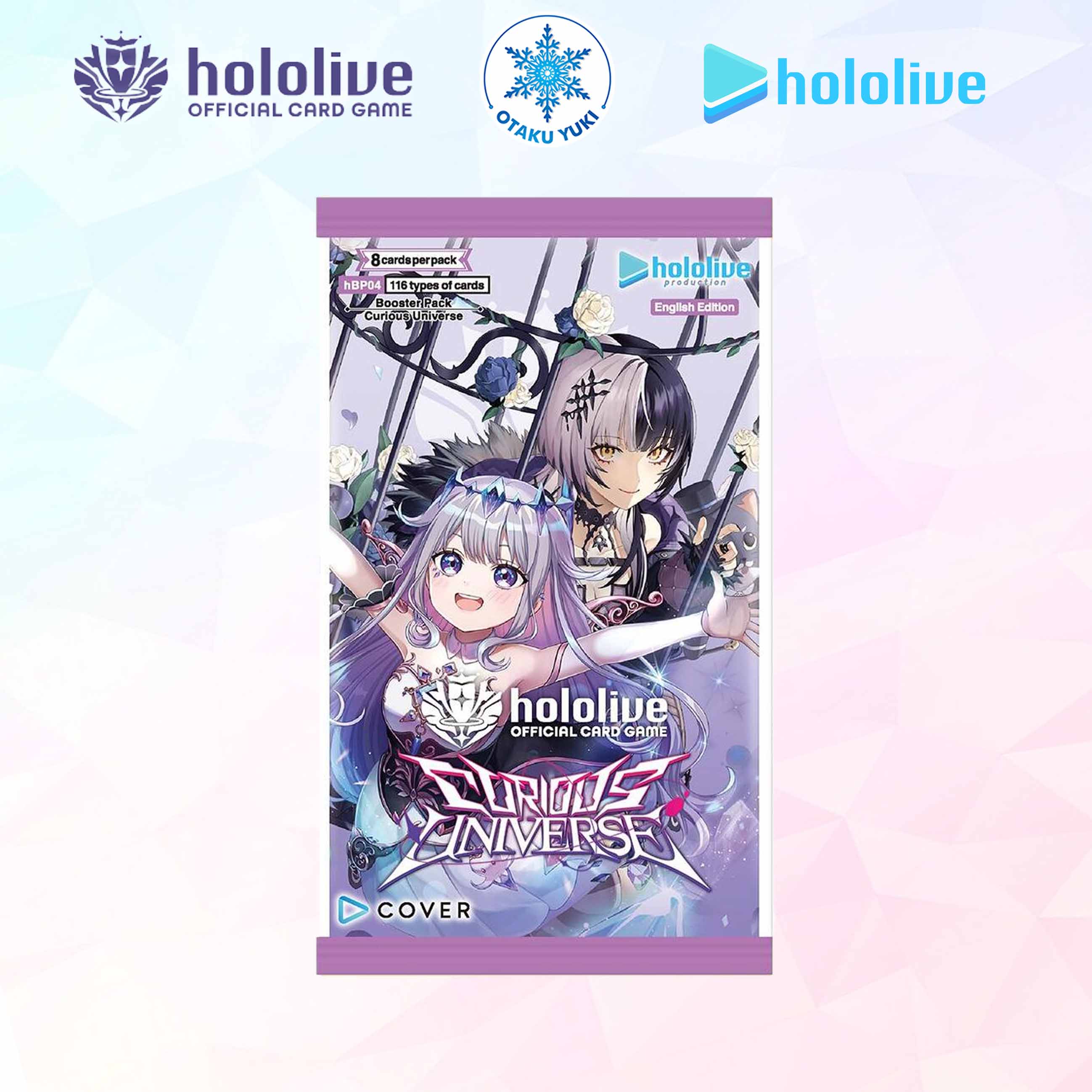 [ENG] Gói Thẻ Pack Card Hololive OCG Official Card Game Vol.4 Curious Universe